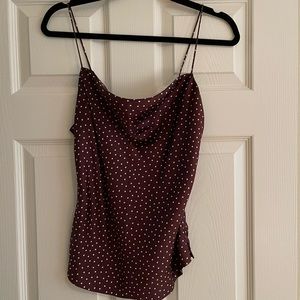 Abercrombie & Fitch polka dot cami